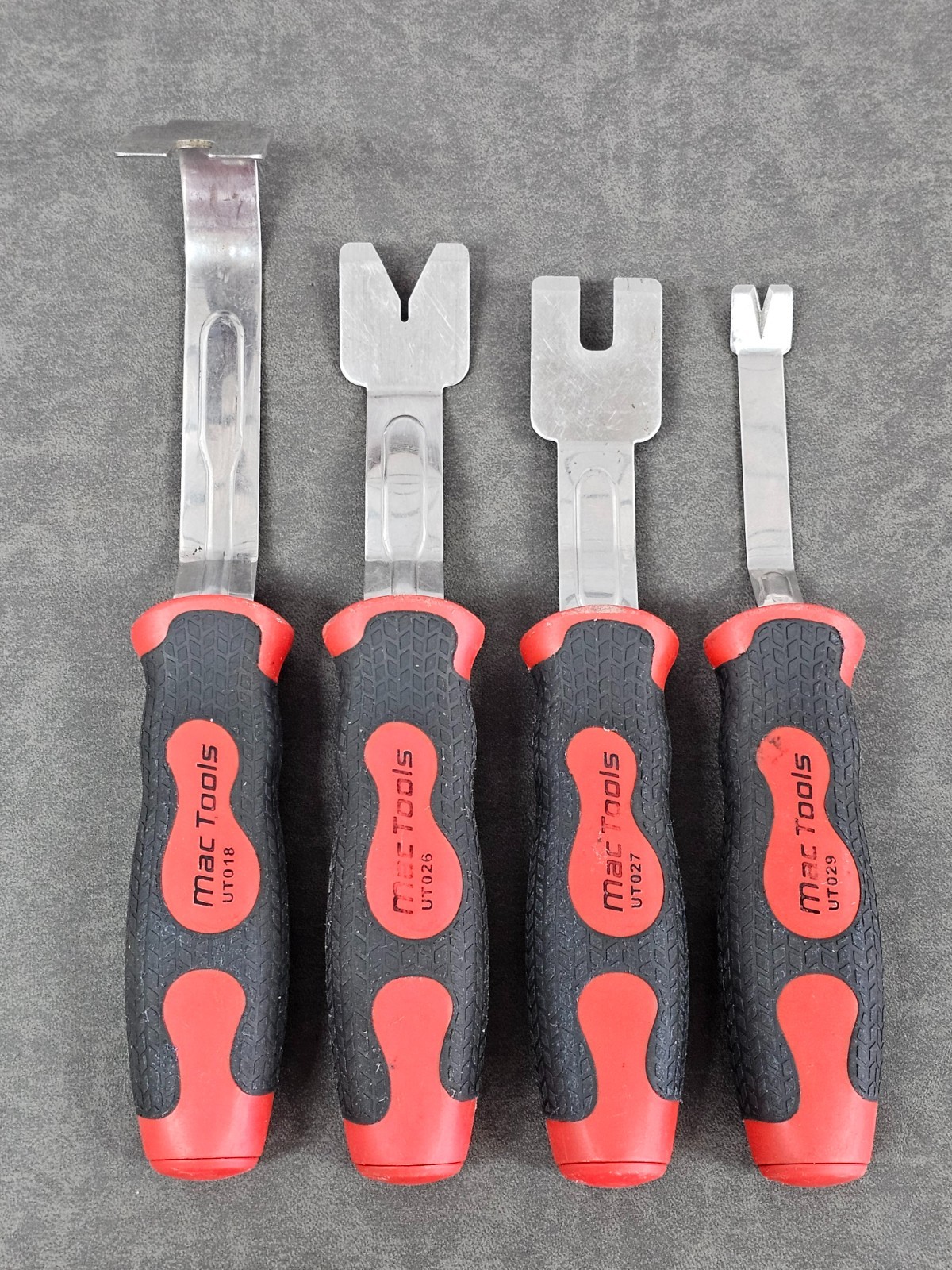 Mac Tools 4pc Upholstery Trim & Panel Removal Tools UT018 UT026 UT027 UT029