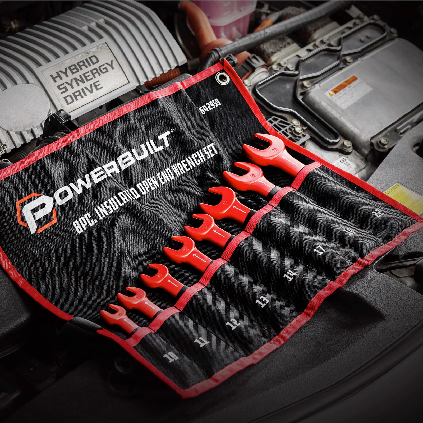 Powerbuilt 8 Piece Insulated VDE Open End Metric Wrench Set – 642959
