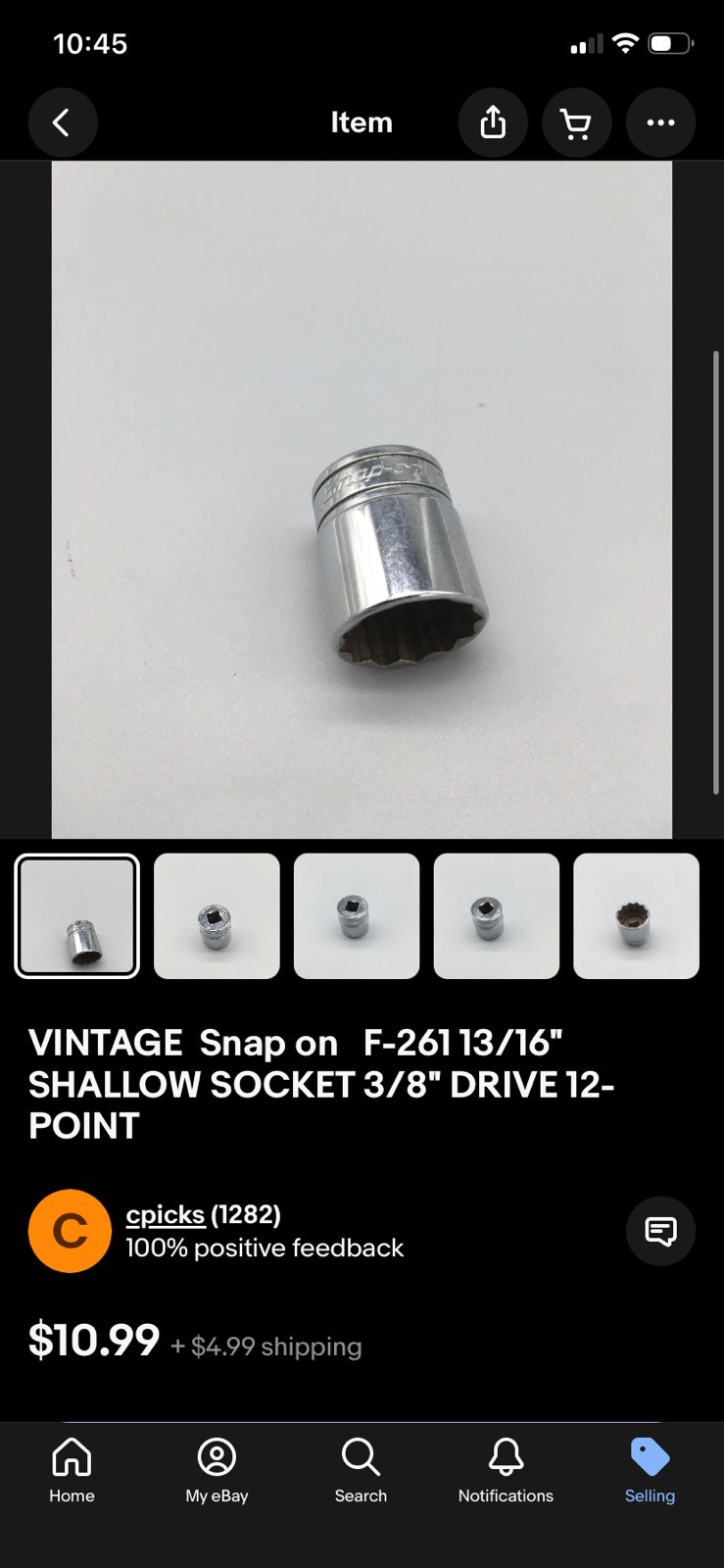 snap on socket lot – assorted