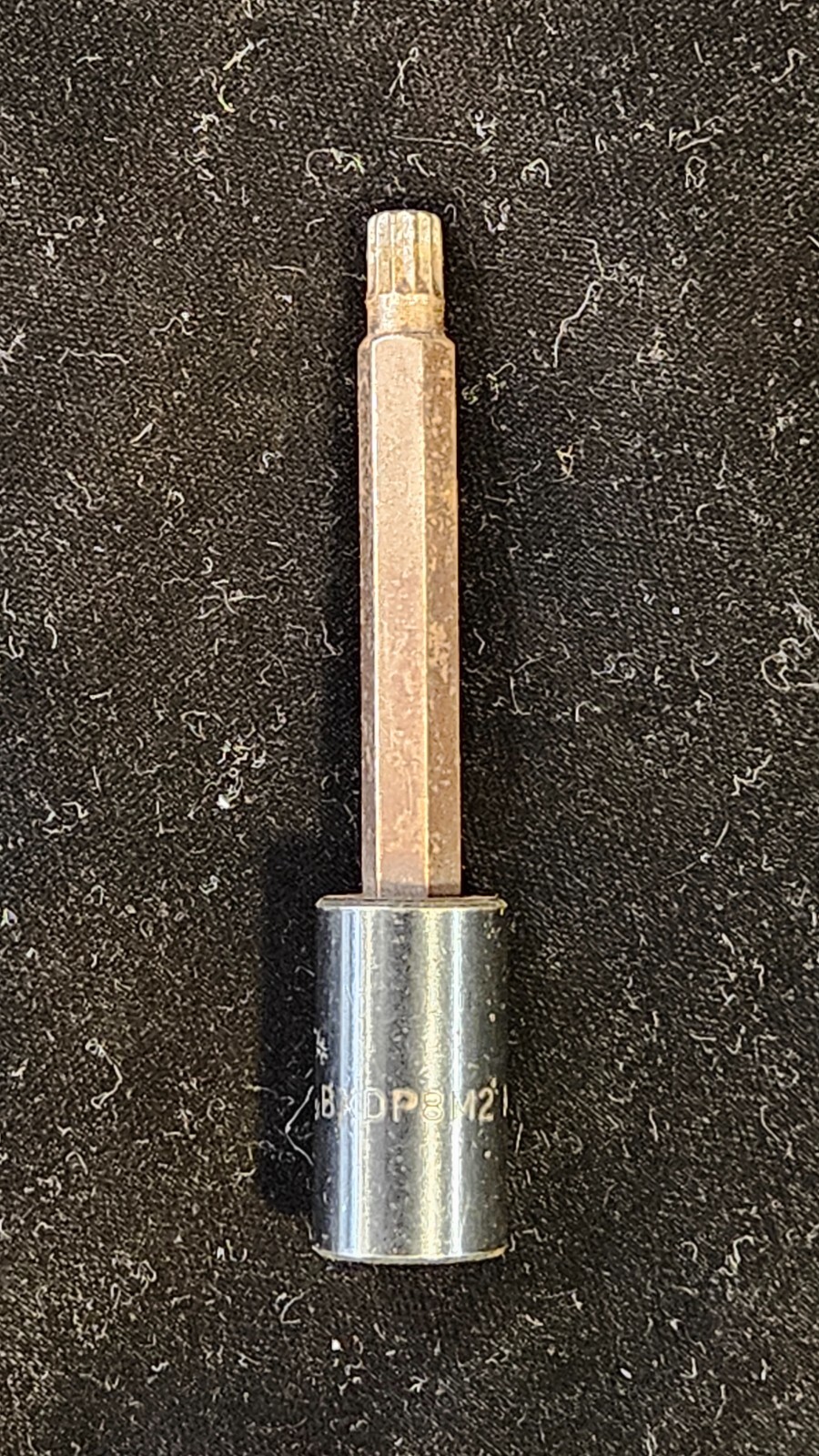 MATCO Tools Metric IMPACT 8mm Spline Triple Square Socket Bit Driver BXDP8M2