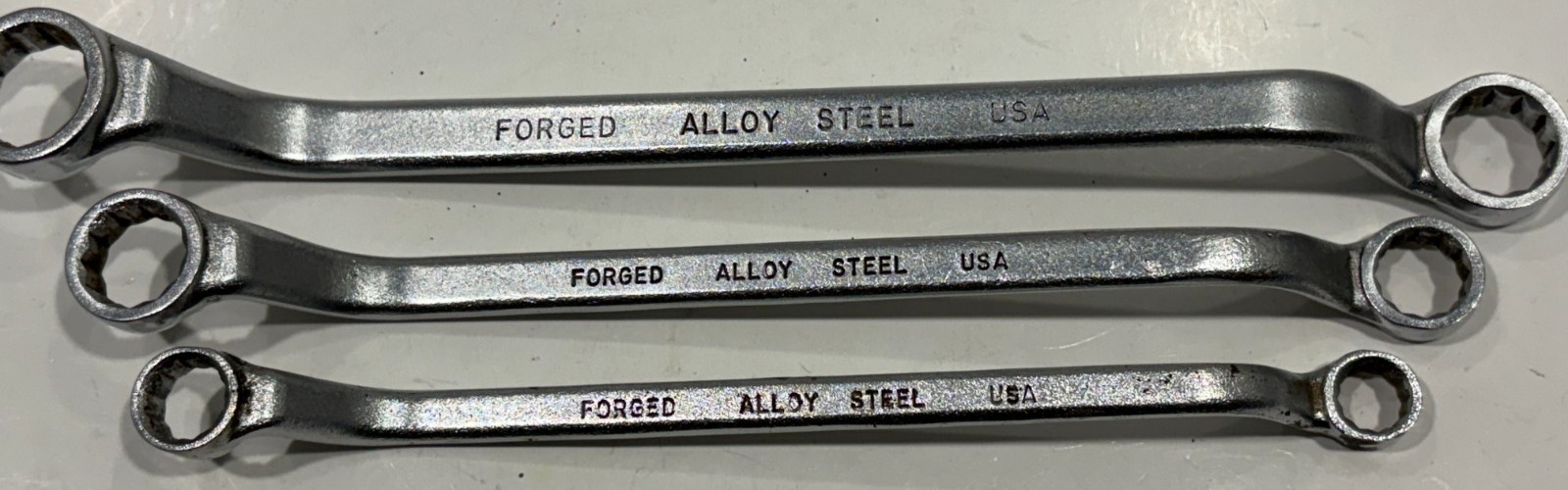 Blackhawk Double Box Wrench Set 3 Pc SAE USA BW-1212 1210 1208 3/8″ TO 11/16″