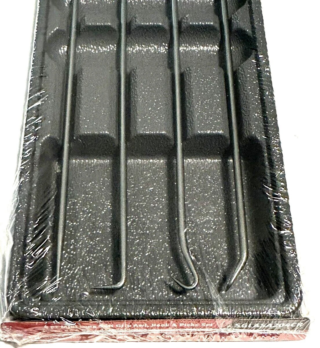 New Snap-on™ Long Pick Set SGLASA204CR Red Soft Handle