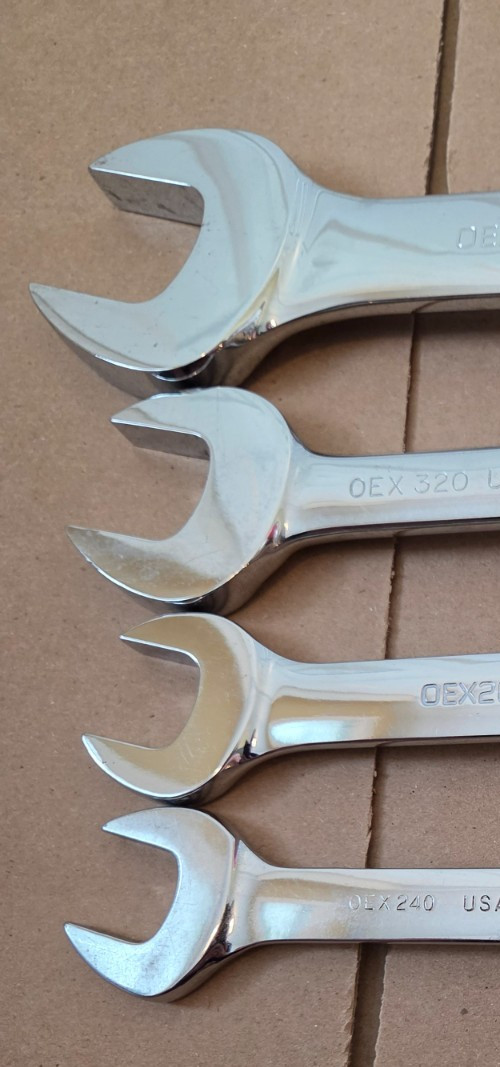 SNAP ON OEX WRENCH SET OEX400 OEX320 OEX260 OEX240 1 1/4- 1″-13/16-3/4 VERY NICE