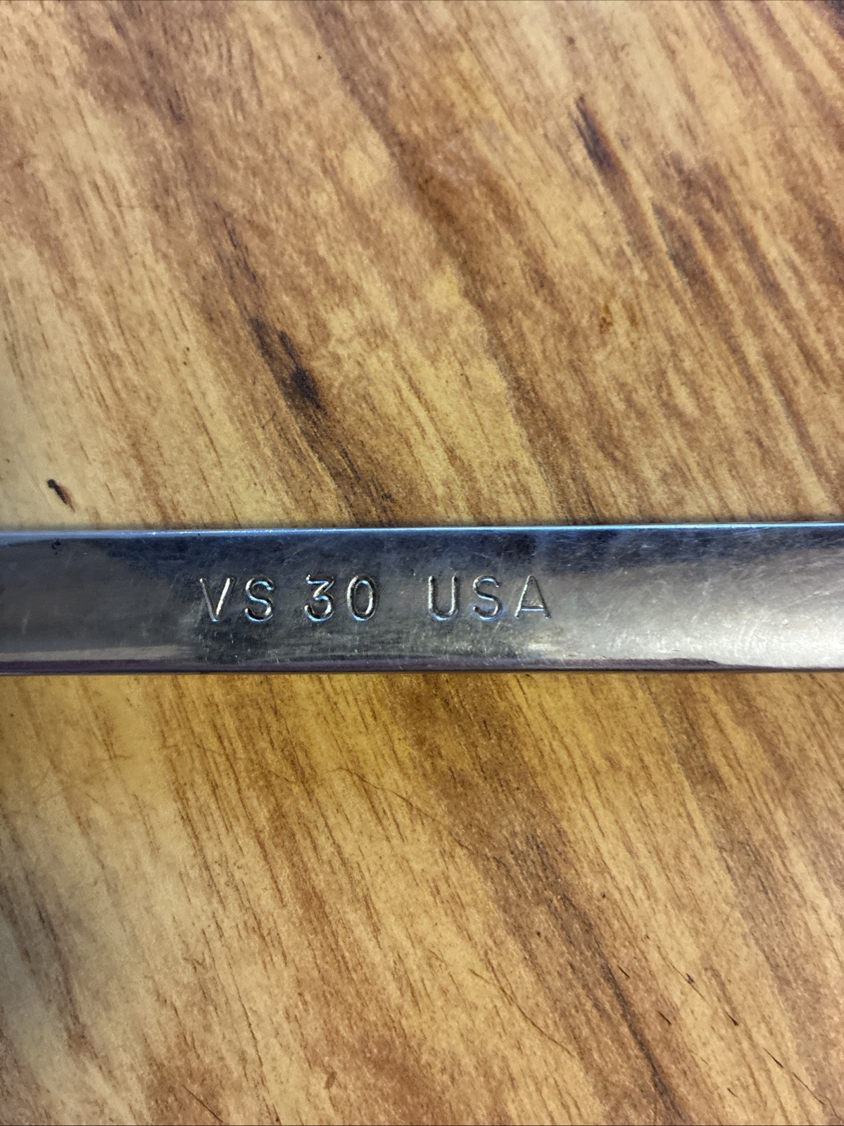 Snap-on Tools VS30 15/16″ SAE 4-Way Open End Angle Head Chrome Wrench USA