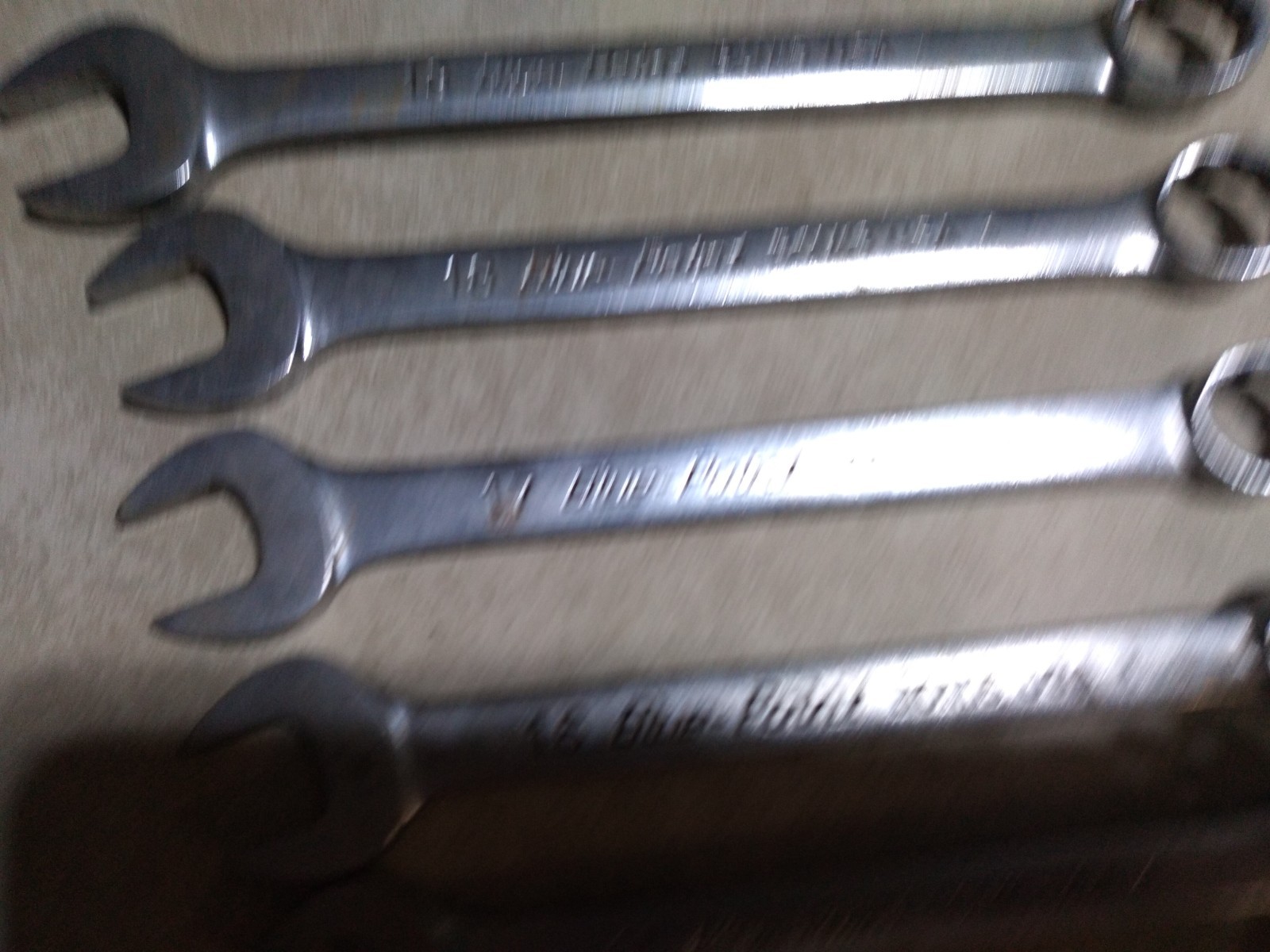 6-Blue Point Metric 12 Point Combination Wrenchs USA BOM14,15,16,17,18,19