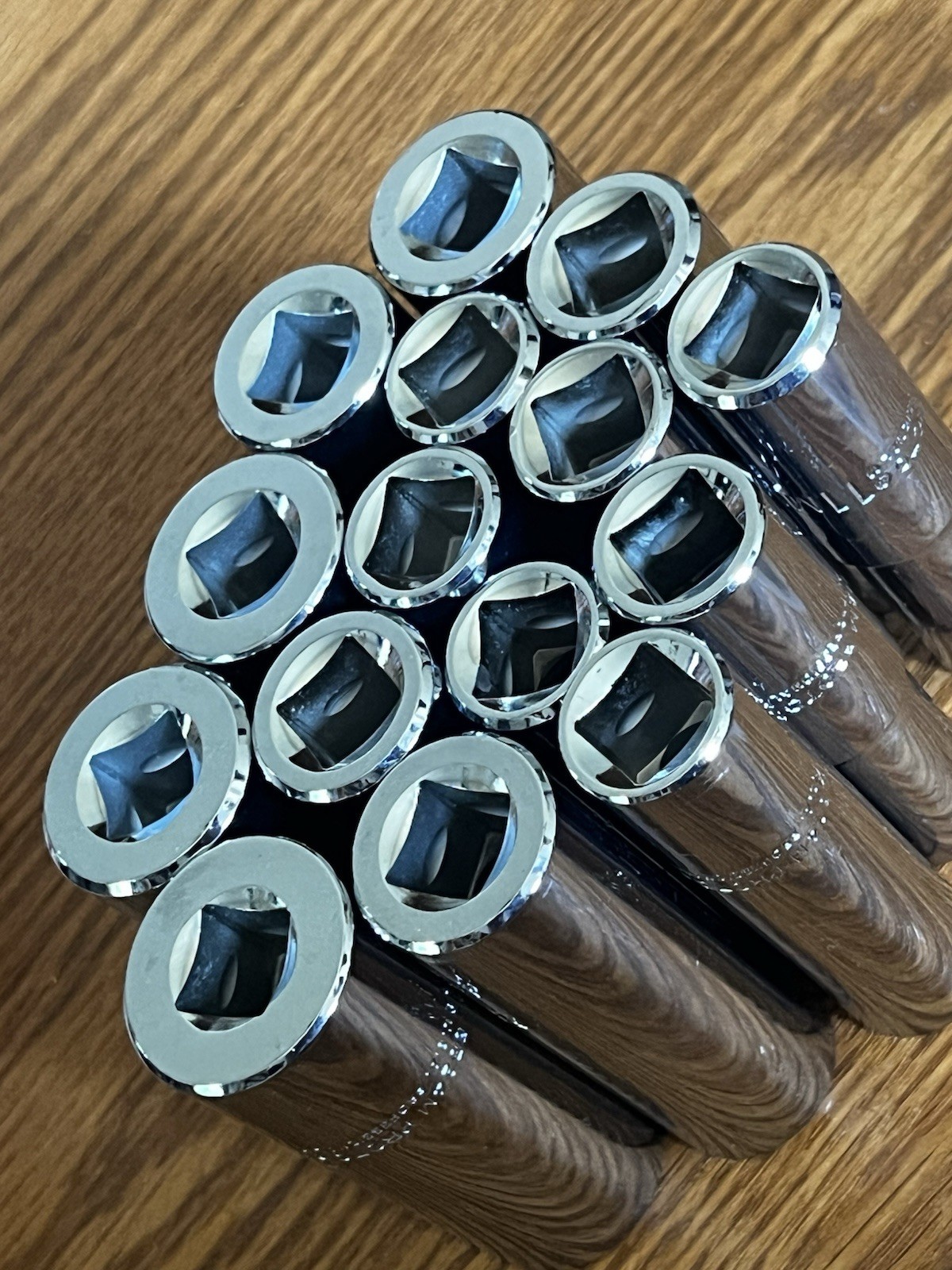 Proto® Professional 1/2″ Drive 15 Pc Metric Chrome Deep Socket Set 12 Point USA