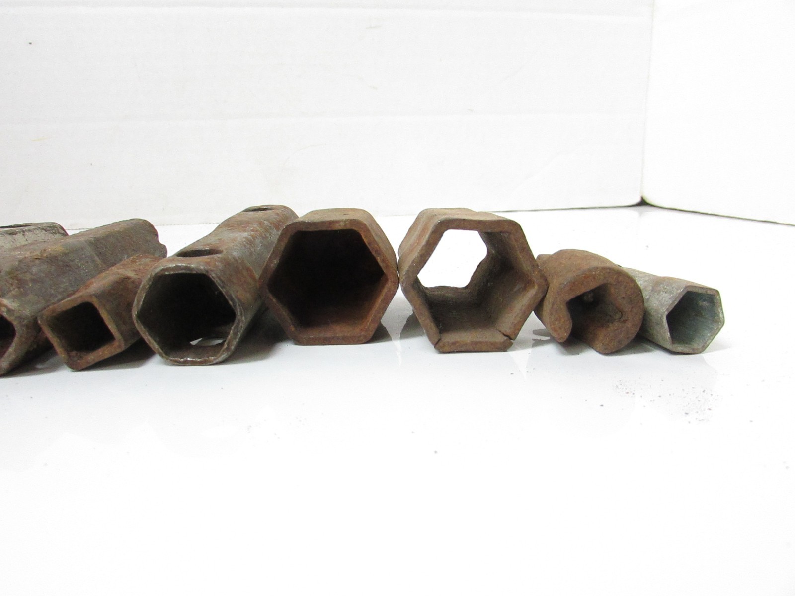 Vintage 11 Pieces Double End Tubular Sockets and Attachments Various Sizes