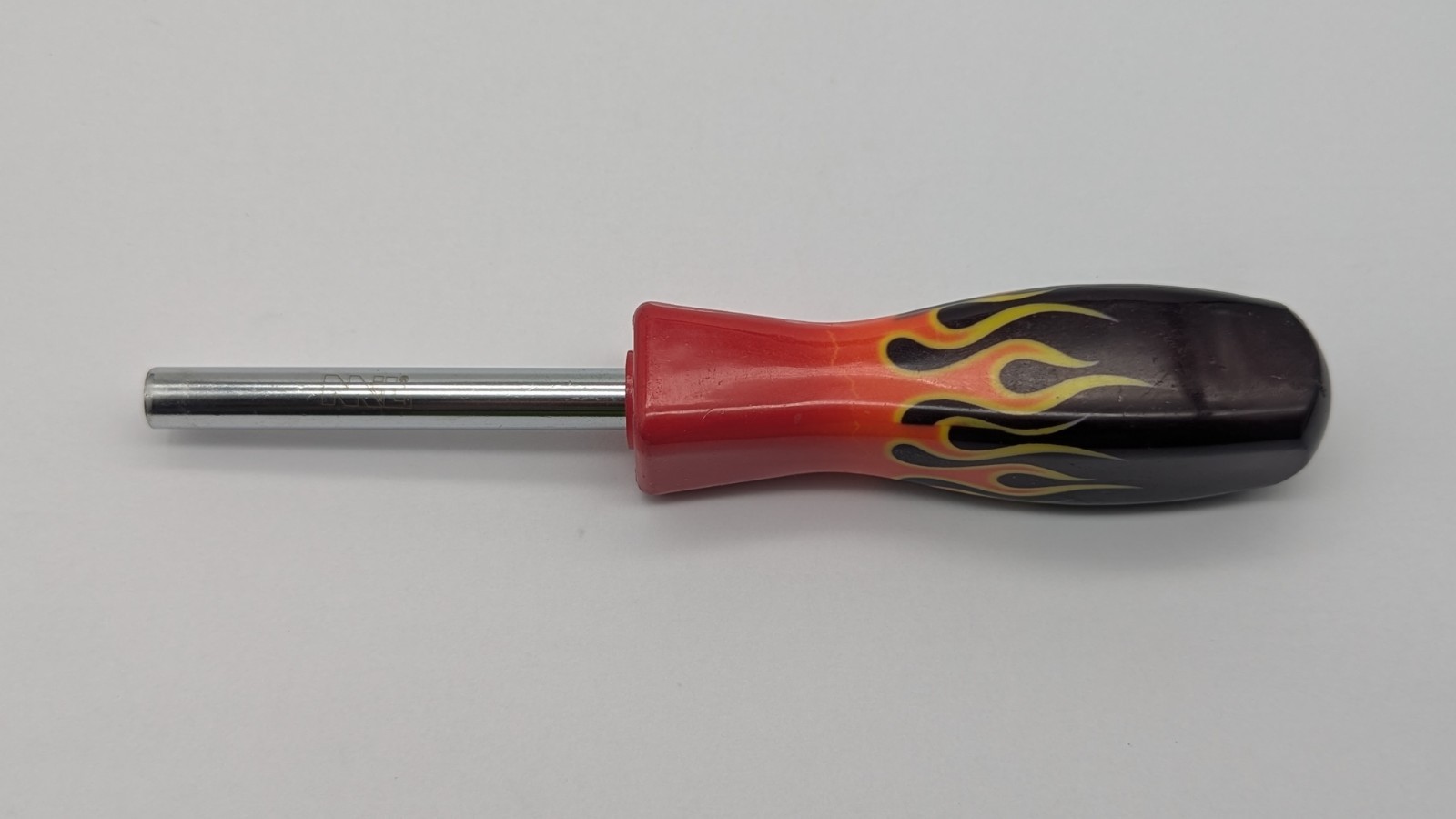 VTG MIT Tools 1/4″ DRIVER Screwdriver BLACK Orange FLAME FIRE handle