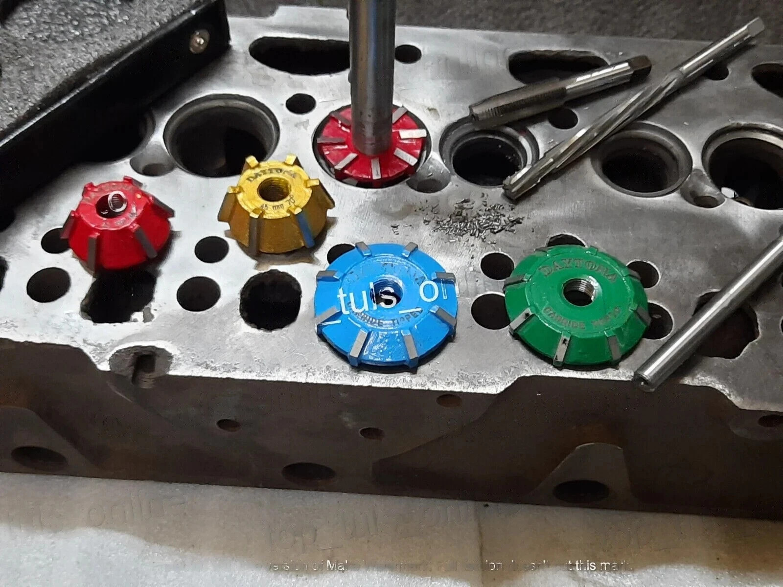VALVE SEAT CUTTER KIT CARBIDE TIPD 40×60° 40×75° 40×45° 34×45° 34×30° 34×75°