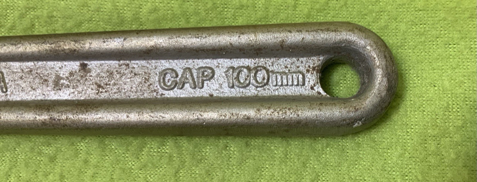 Vintage Craftsman Chain Wrench 55713 Stamped as 12”/300ml 4″ Cap WF USA