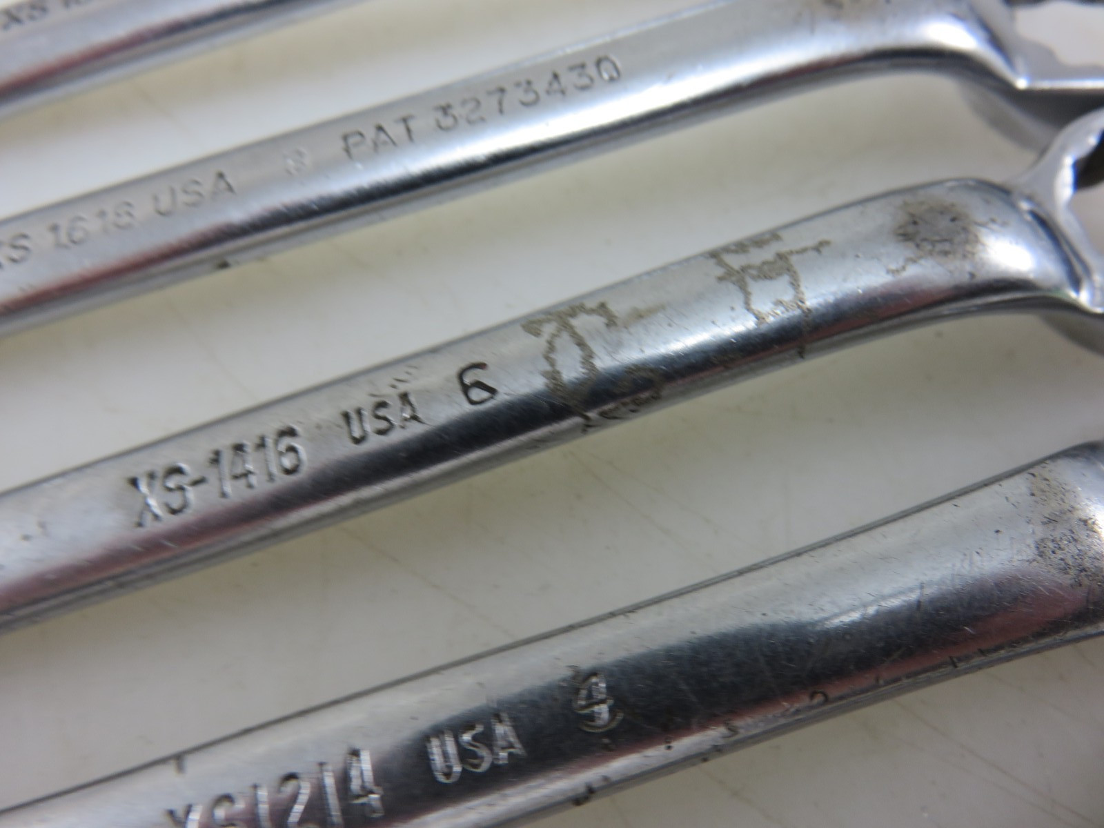 Snap-On XS Series SHORT 10° Offset Box End Wrench 8pc Set 3/16″-13/16″ 12pt
