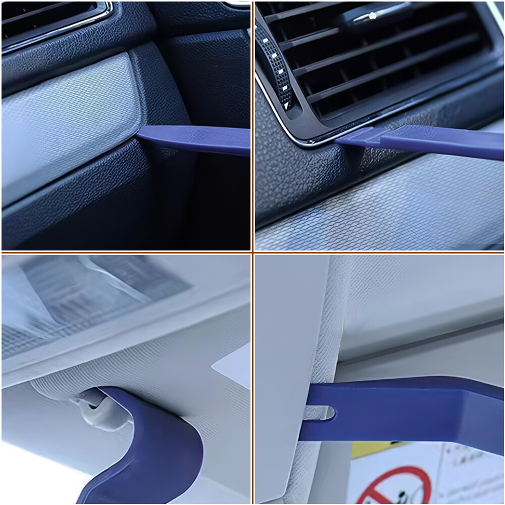 6Pcs Car Trim Removal Tool Set Hand Tools Pry Bar Panel Door Interior Clip Kit