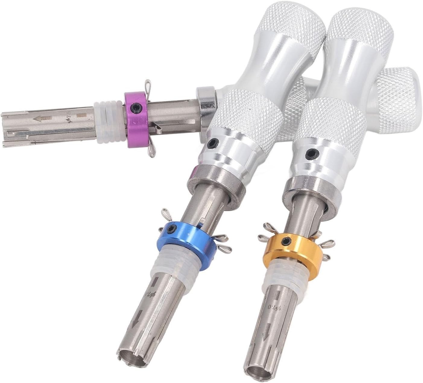 3PCS Tubular 7 Pins Tool Accessories Stainless Adjustable Tool 7mm 7.5mm 7.8mm