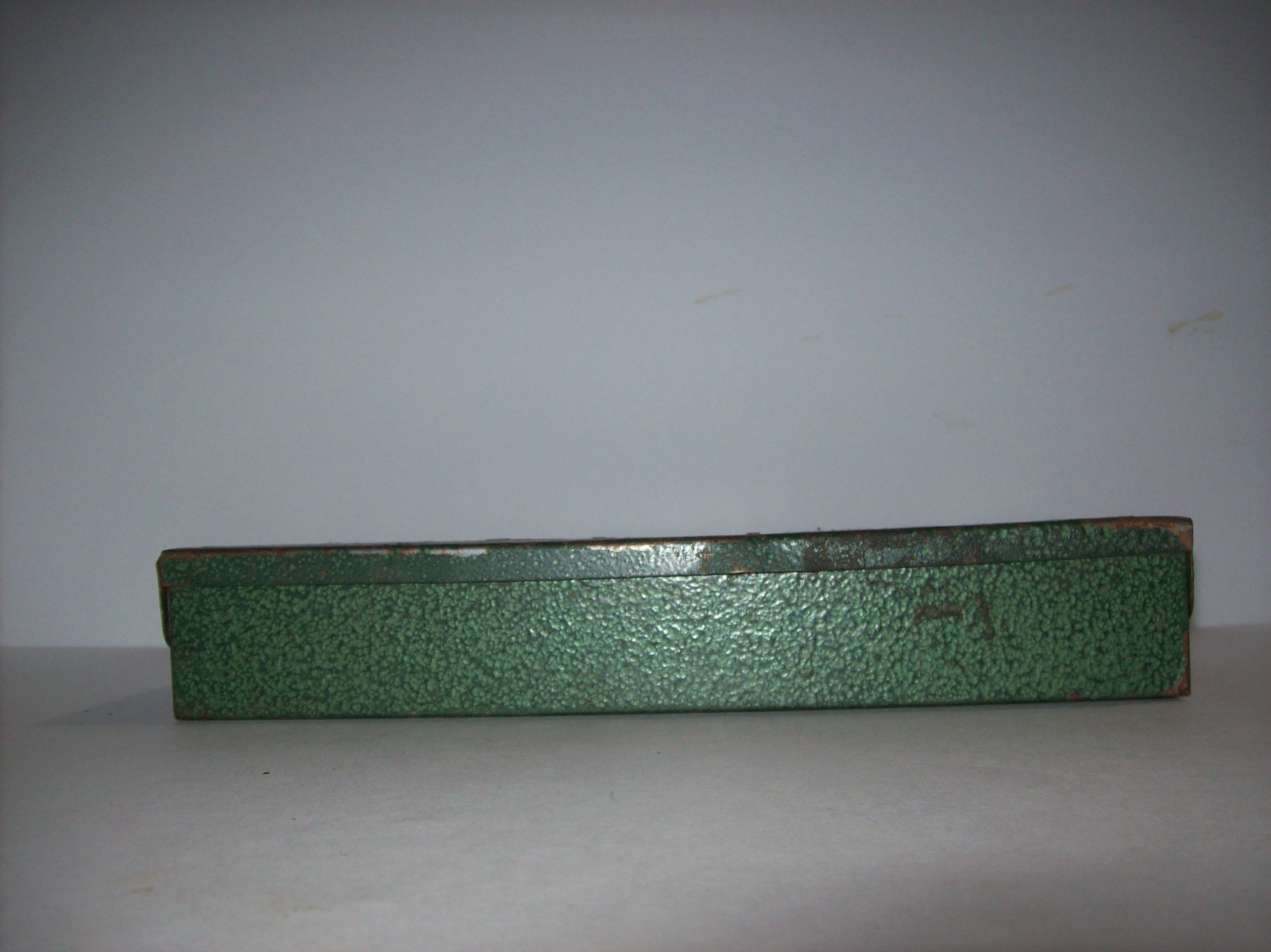 EMPTY Vintage S-K Tools Green Metal Socket Set Case Box, 11″L x 4″ W x 1.75″ T