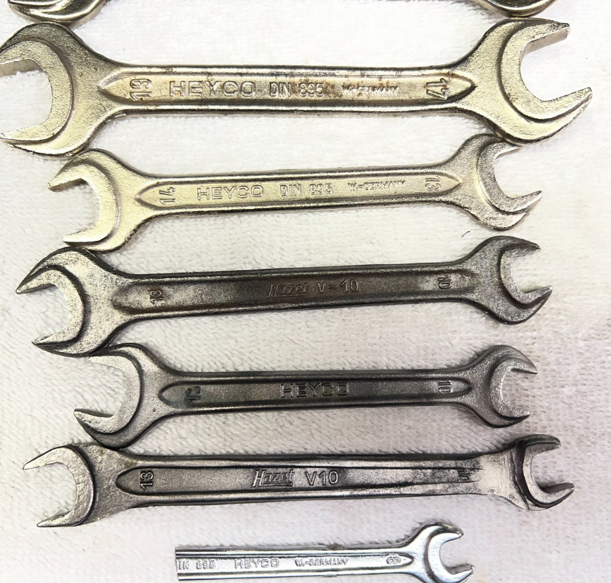 Heyco/Hazet wrenches Metric Multiple styles and sizes lot of 8.5