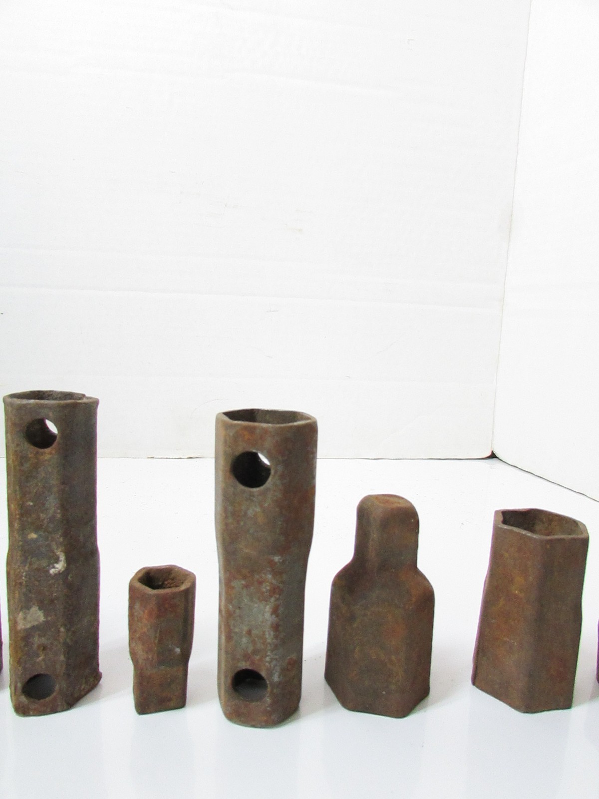 Vintage 11 Pieces Double End Tubular Sockets and Attachments Various Sizes