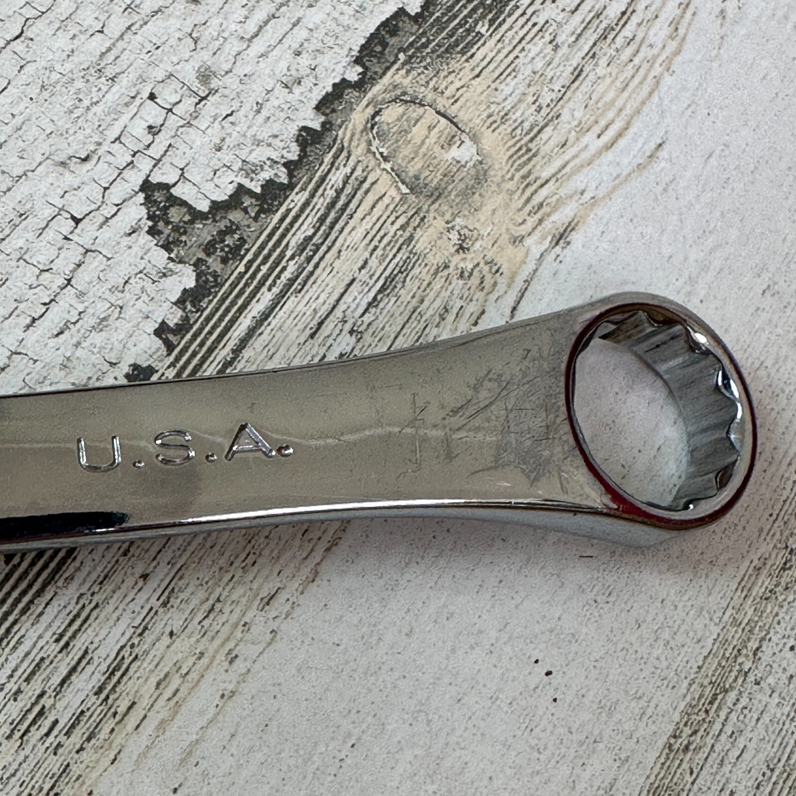 SK Professional Tools 88228 7/8″ 12pt SuperKrome Fractional Combo Wrench USA