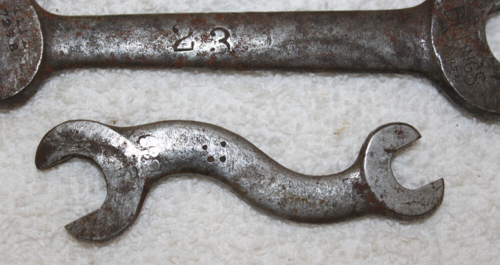 Lot of 3 Vtg Mechanics Wrenches ~ Bonney T28A, 23 Open End, 538 «S» Open-end
