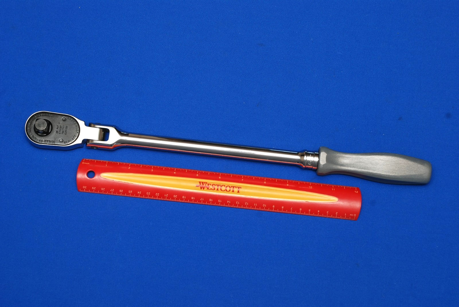 Snap-on NEW 1/2″ Drive 100th Anniversary Dark Titanium Grey Flex-Head Ratchet