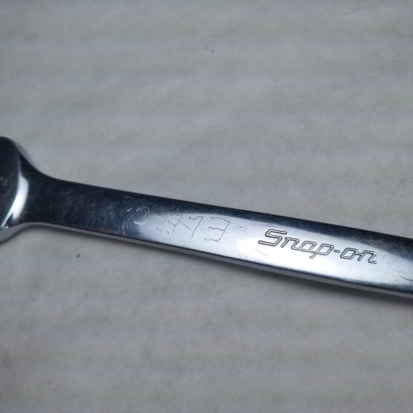 Snap-on 13mm 12 point Flex Head Open End Combination Wrench FHOM13 USA