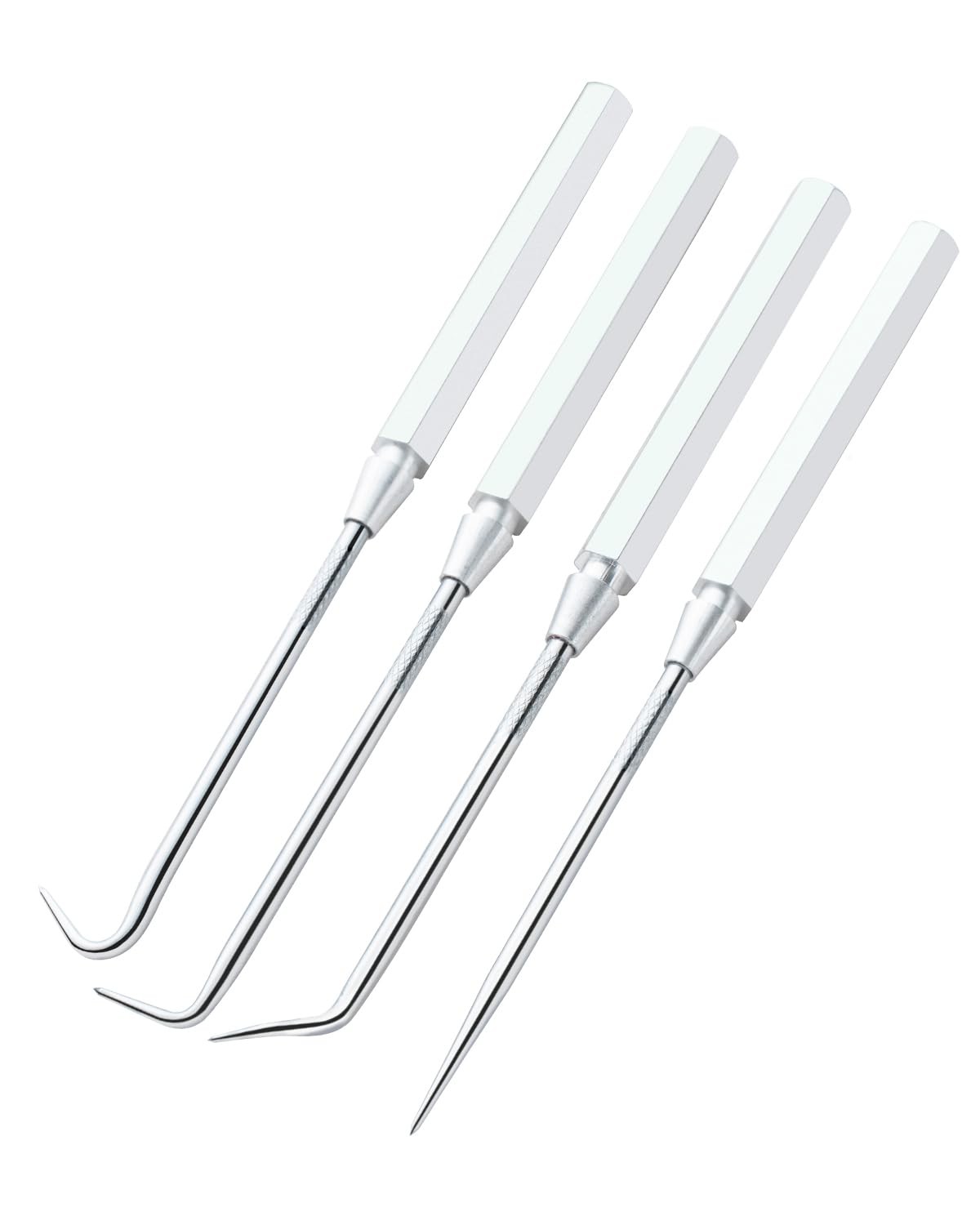 ROTATION 4-Piece Precision Hook and Pick Set for Automotive | Aluminum Handle