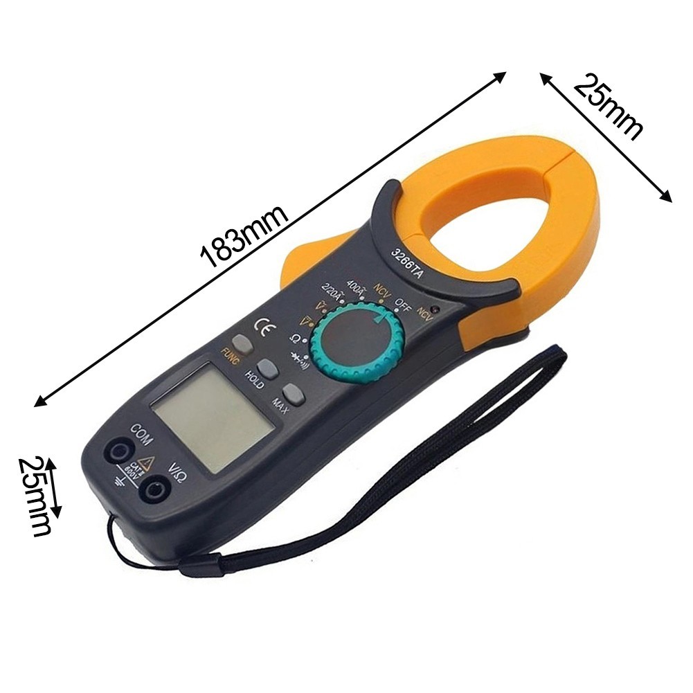 TY3266TA Multimeter Clamp Meter 600A Auto Ranging NCV Voltage and Current Test