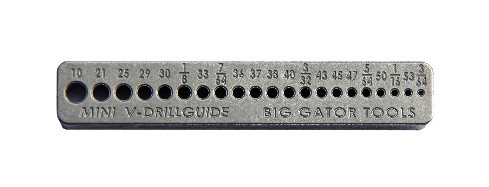 Mini V- Drill Guide – 21 Hole Sizes – comparable to a portable drill press