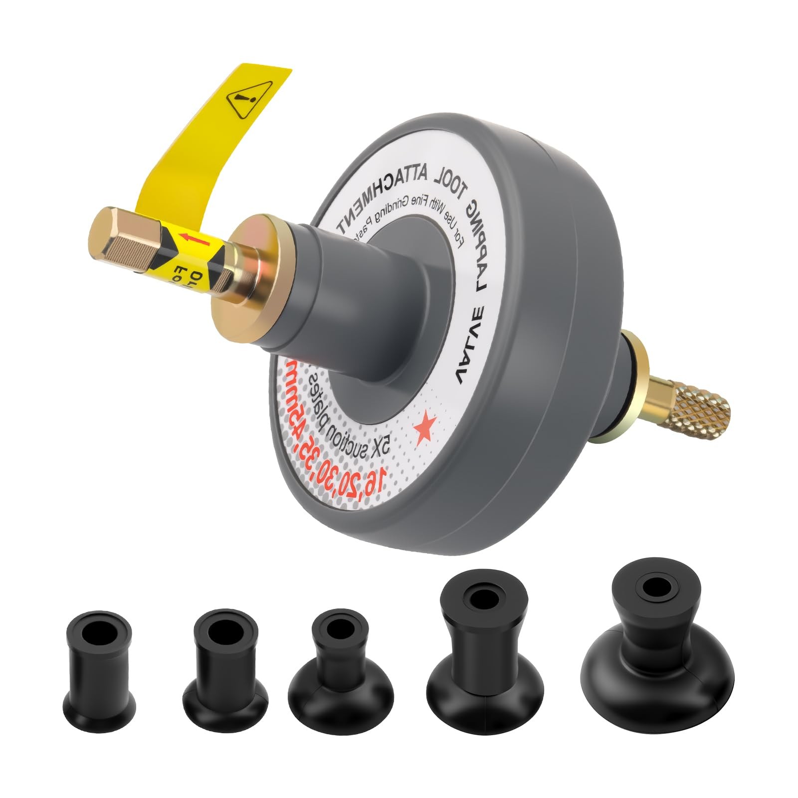 Valve Lapping Tool Kit 10001250 RPM, 5 Suction Cups for Grinding Valves