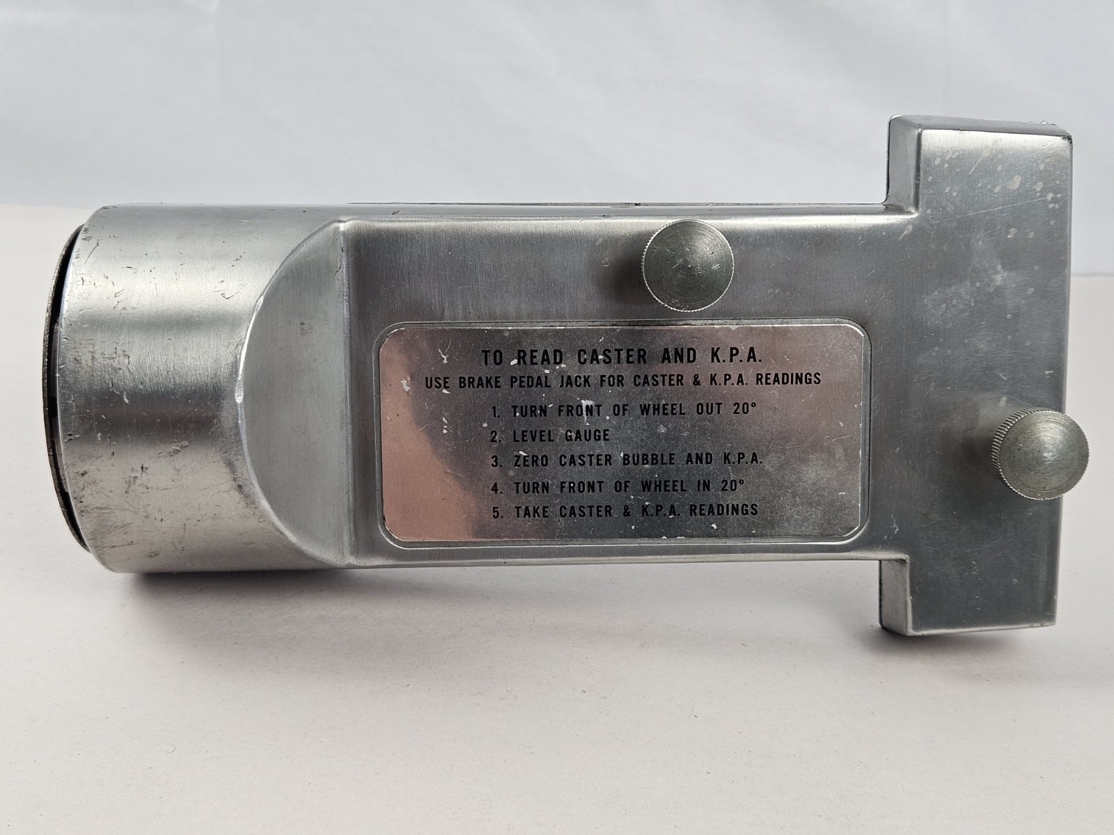 Snap-On Magnetic Caster Camber Alignment Gauges WA40 w/ Various Hub Adapters