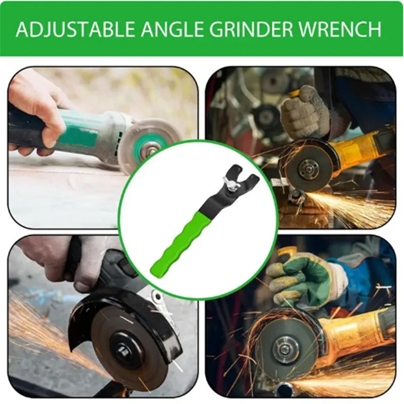 1PC Adjustable Angle Grinder Wrench 12mm/47mm Lock Nut Key Pin Spanner Wrench