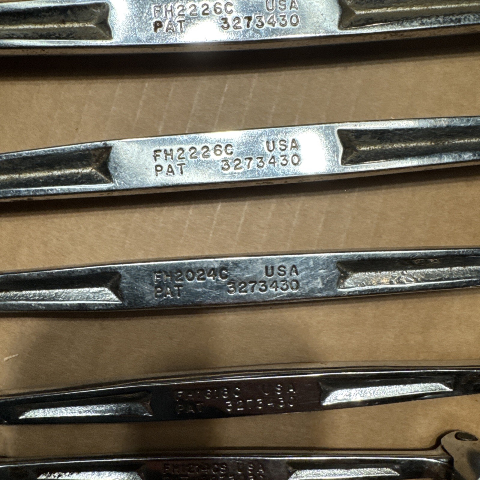 Lot Snap-On 1/2′ 9/16′ 11/16 13/16 5/8 3/4 3/8 Double Flex Head Socket Wrench W1