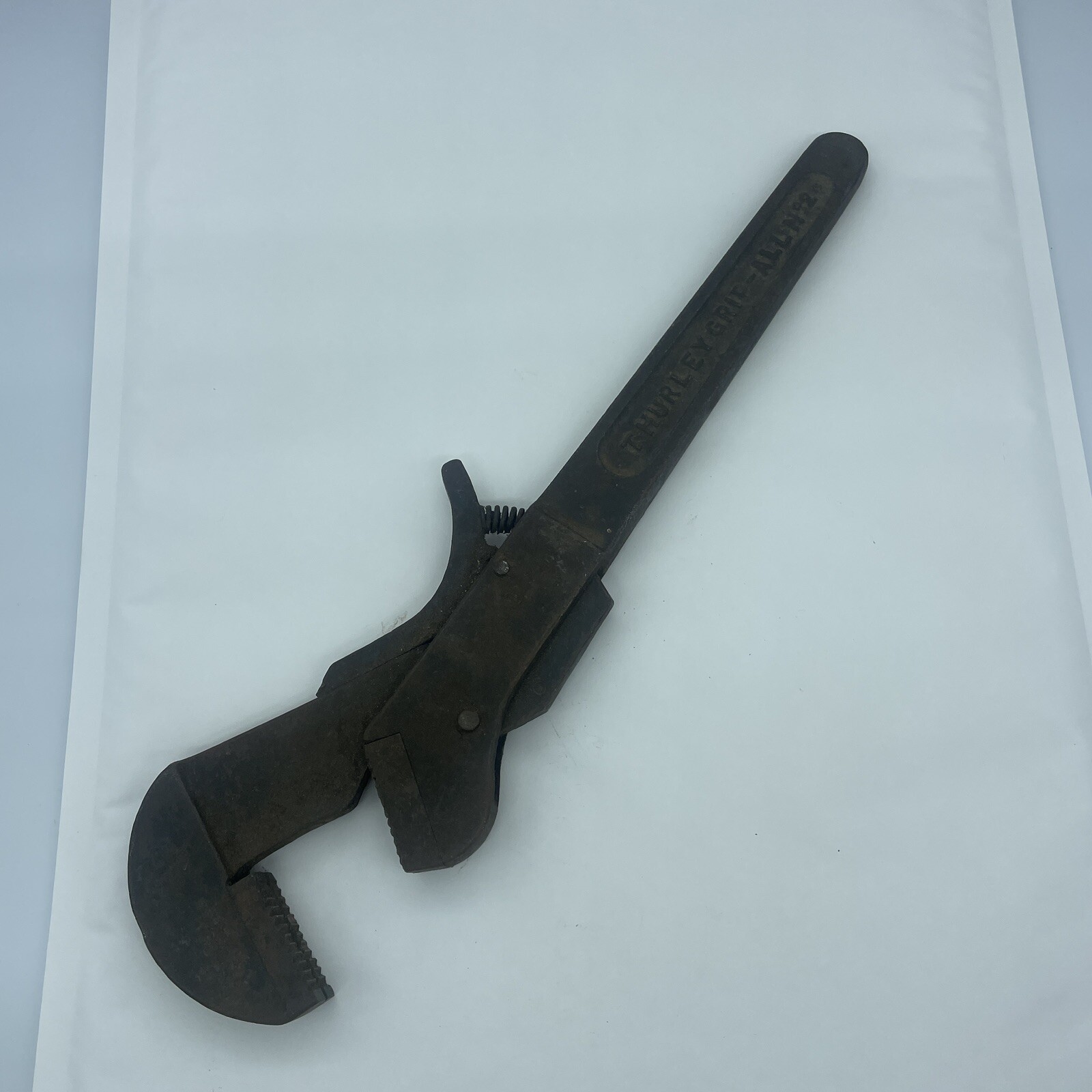 THURLEY GRIP ALL No 2 PATENT No.215553 WRENCH Made Birmingham, England, UK