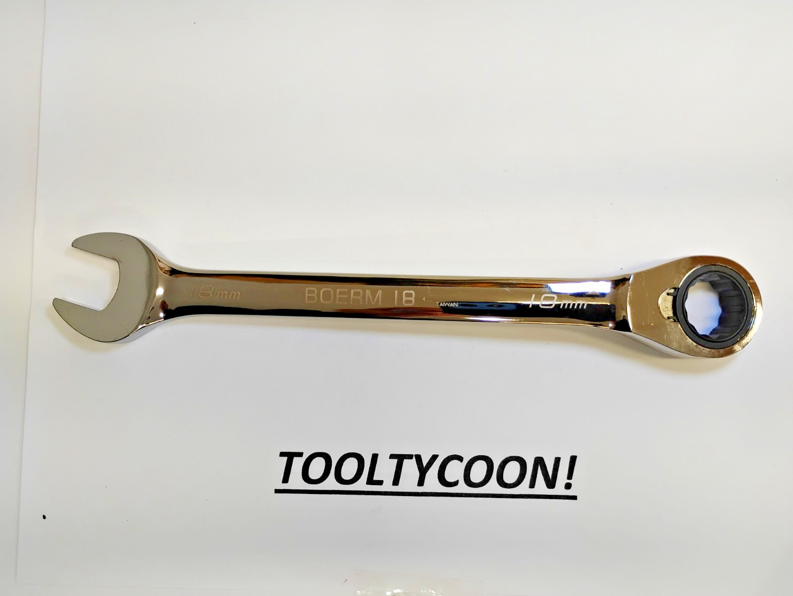 Blue Point Tools NEW BOERM18 18mm 15 Degree Ratcheting 12pt Wrench CHROME