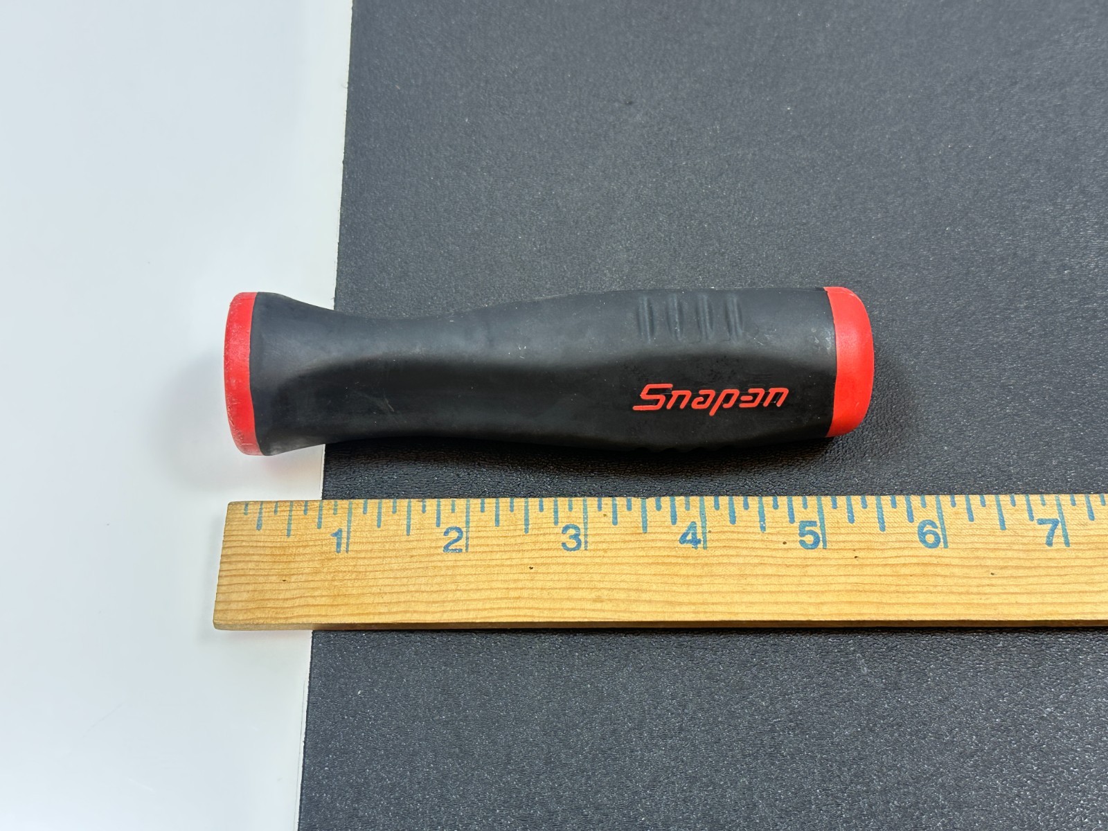 Snap-on Tools USA SGHF817A RED Soft Grip Round File Holder Grip (Handle Only)