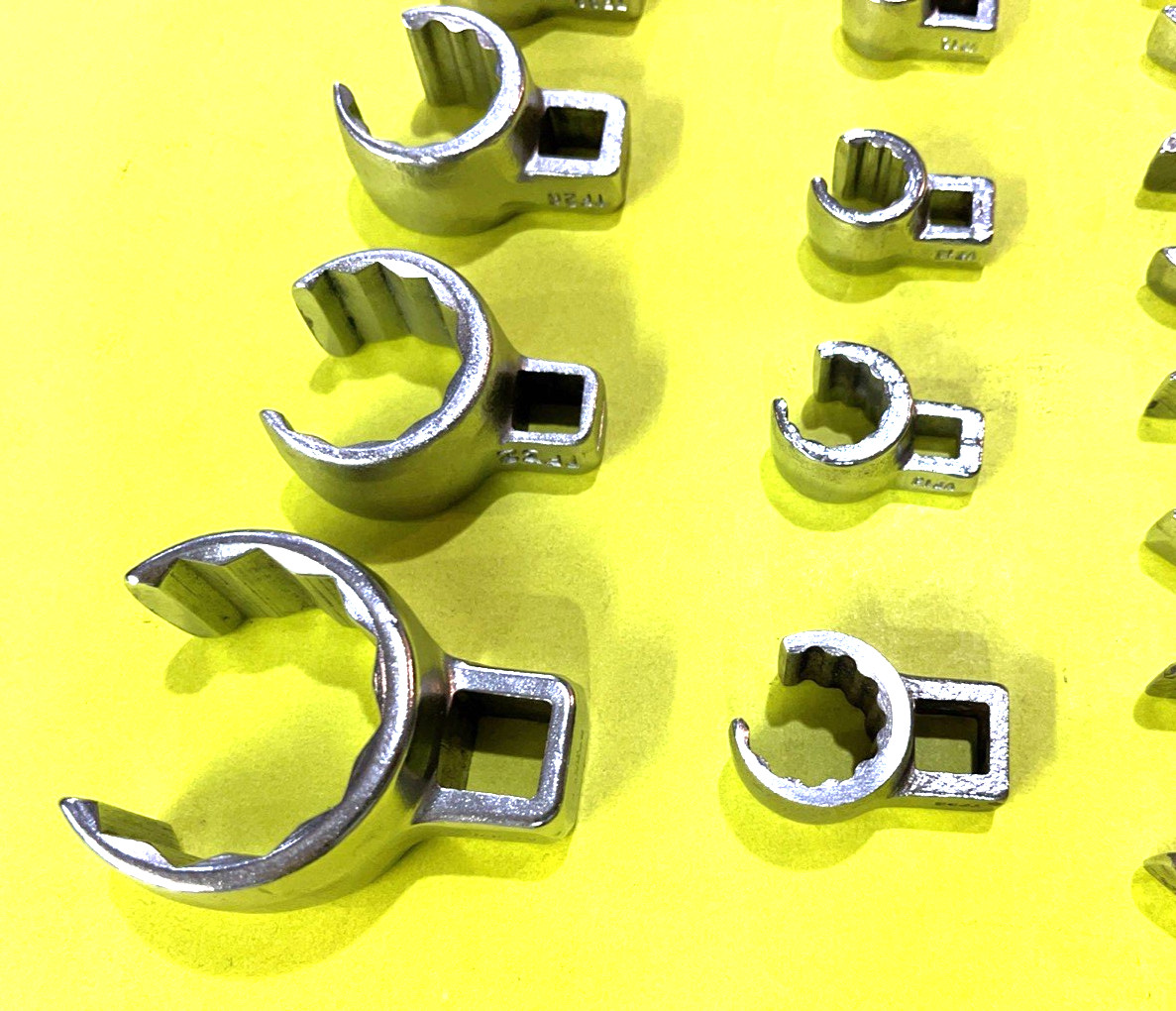 BONNEY TOOLS VINTAGE 12 PIECE MULTI DRIVE VARIOUS TYPES OF CROWFOOT WRENCHES