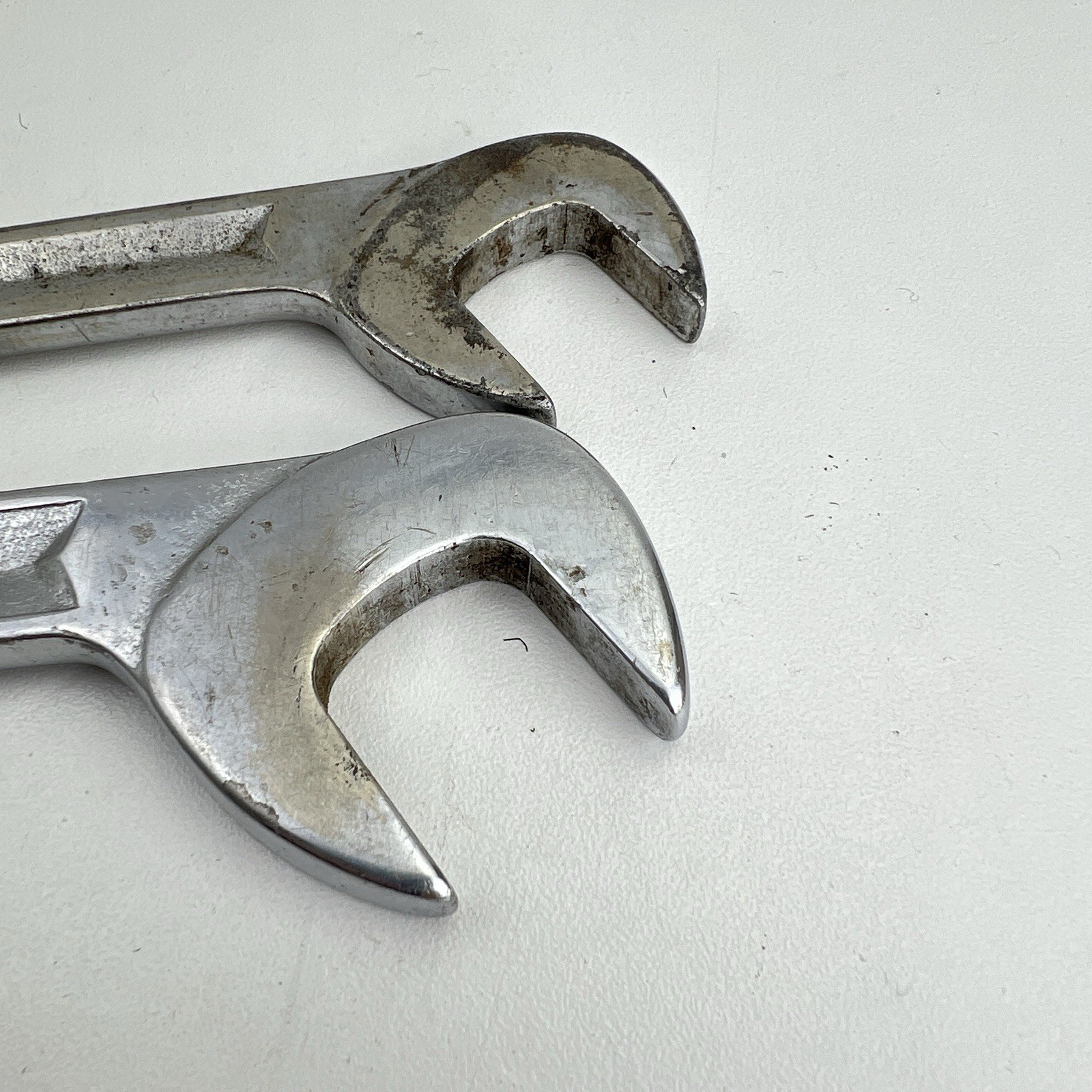 2 Snap-On SAE 4-Way Angle Head Open-End Wrenches 3/4 & 7/8 VS5224 & VS5228
