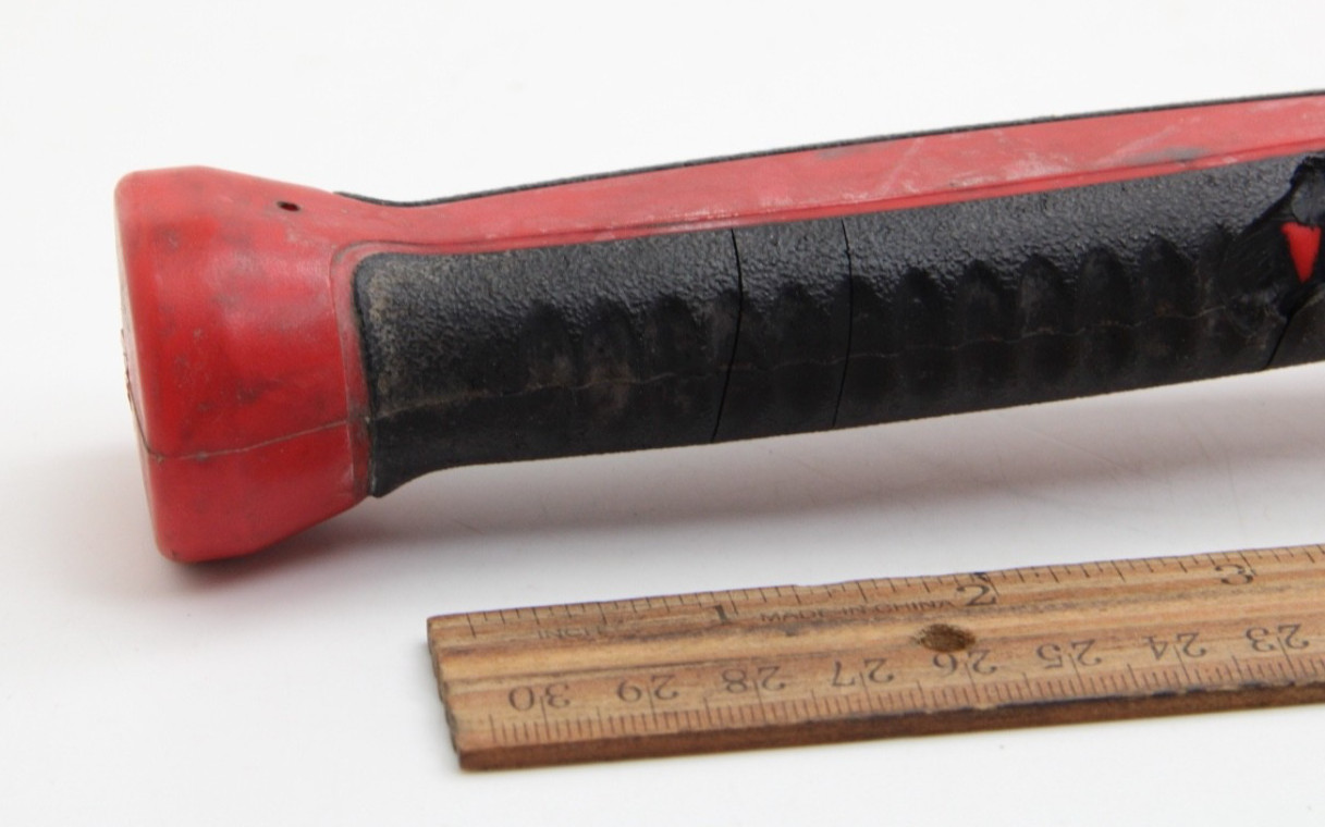 Snap-on HBFE56 56oz Dead Blow Hammer 15″ Red Soft Grip Handle USA