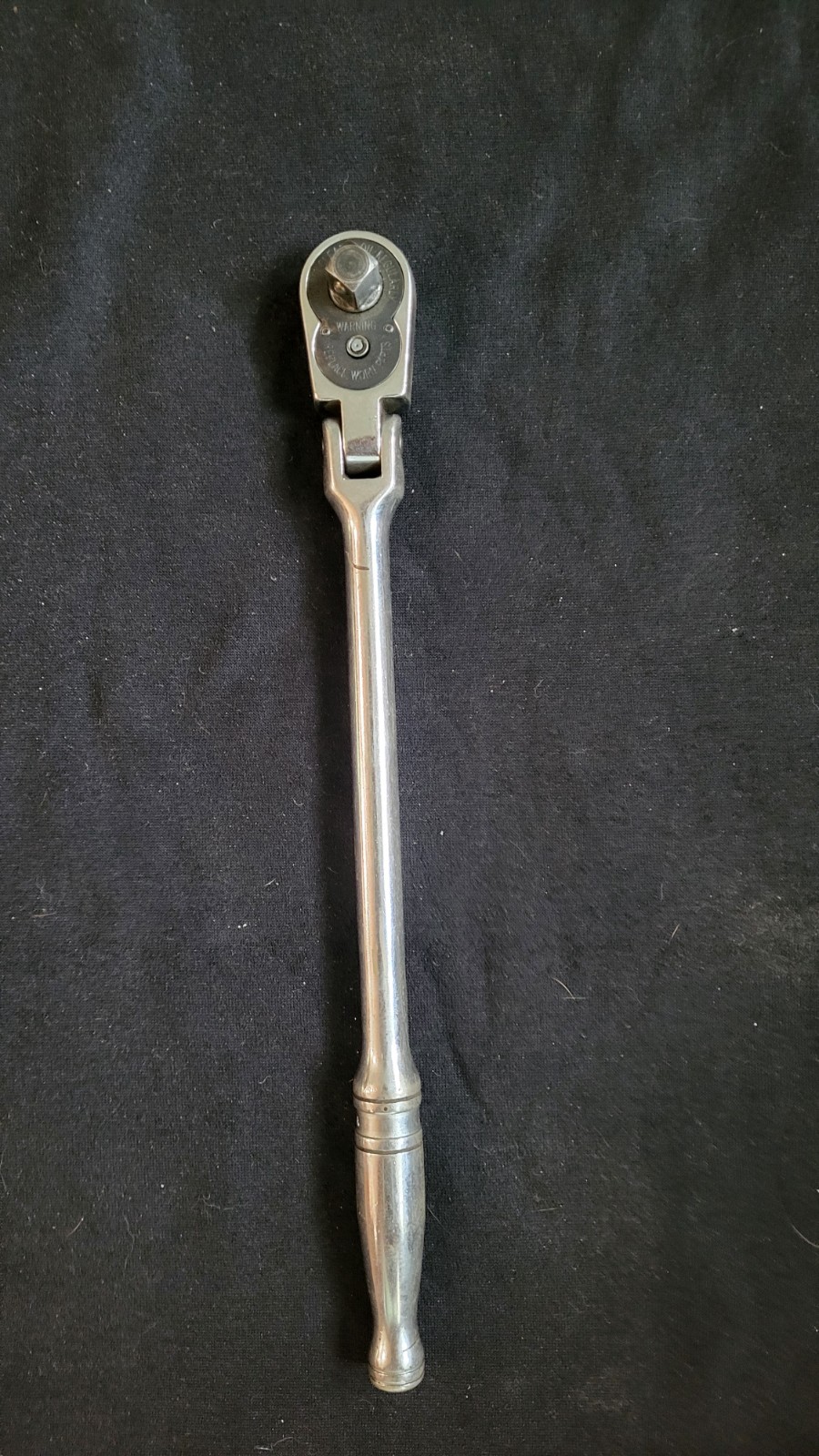 Snap-on Vintage F731 3/8″ Drive Long Handle Flex Head Ratchet
