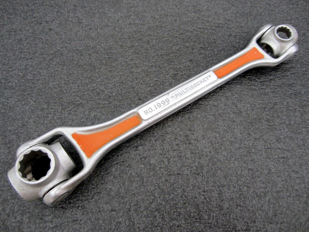 Vintage J.H. Williams Multisocket Dog Bone Wrench No. 1999 Made in USA