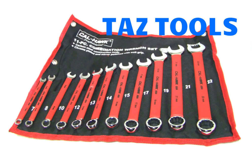 11 pc Soft Grip Combination Wrench Set Combo Wrenches MM Metric 7mm – 22mm