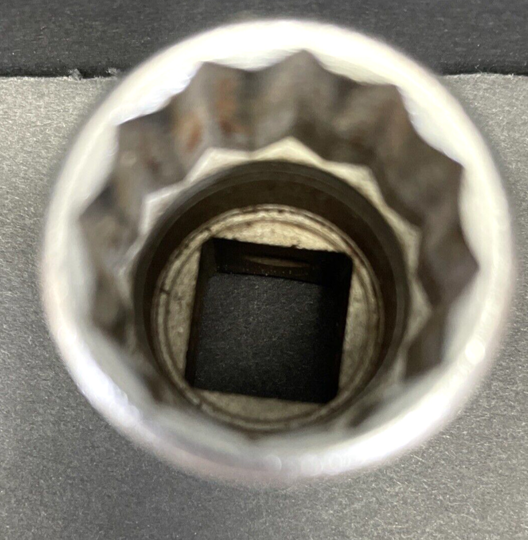 3/4″ Vulcan Shallow Socket, 6 Point, 1/2″ Drive, Made In USA, Free US Ship