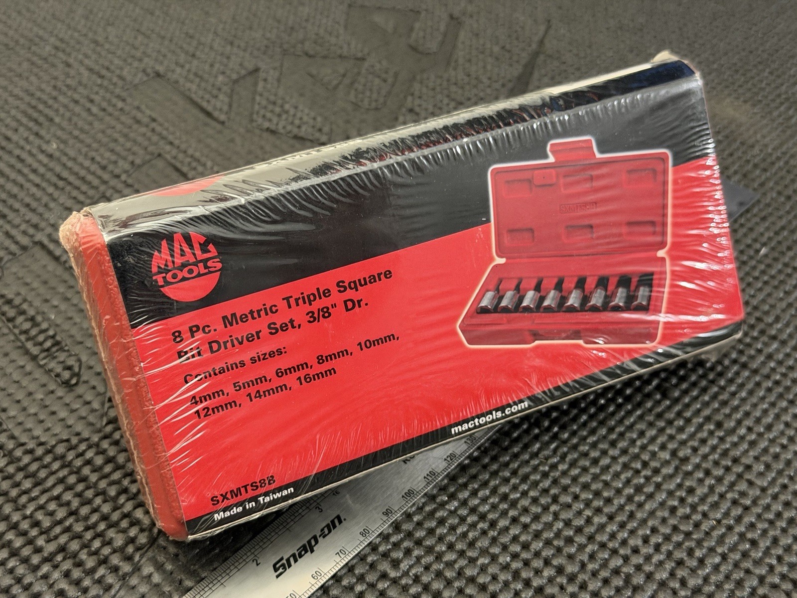 NEW Mac Tools 3/8″ Drive 8PC Triple Square Driver Set – SXMTS8B