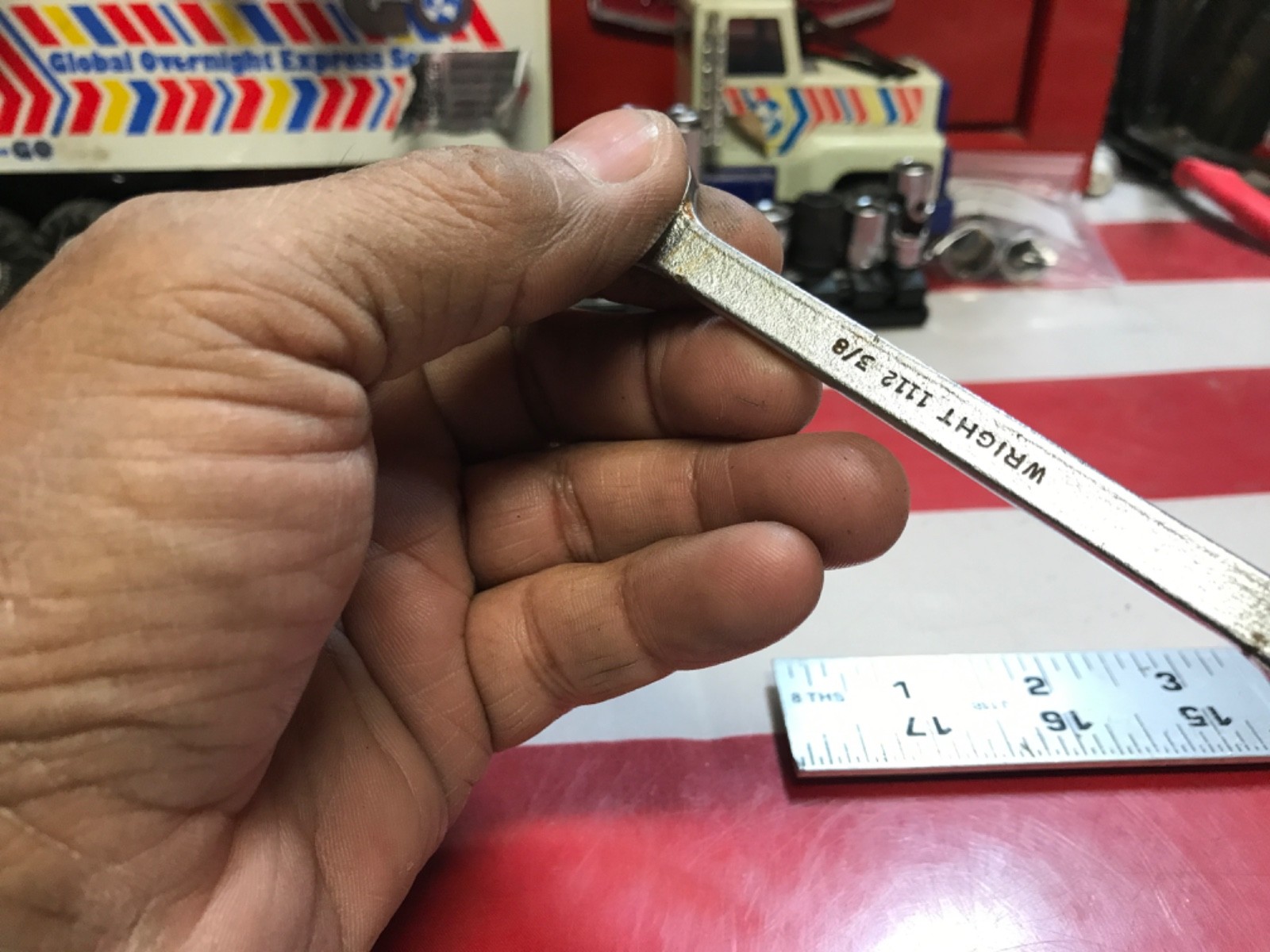 Wright tools wrench 3/8” 1112 VINTAGE 👍 FFF