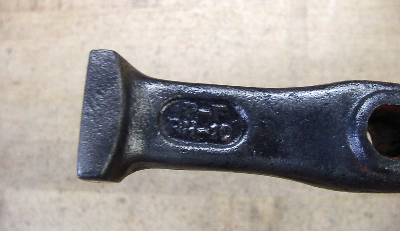Vntg Porter Ferguson RH-10 Auto Body Curved Hammer Head,9-3/8,1-1/2″ Sq Face,EXC