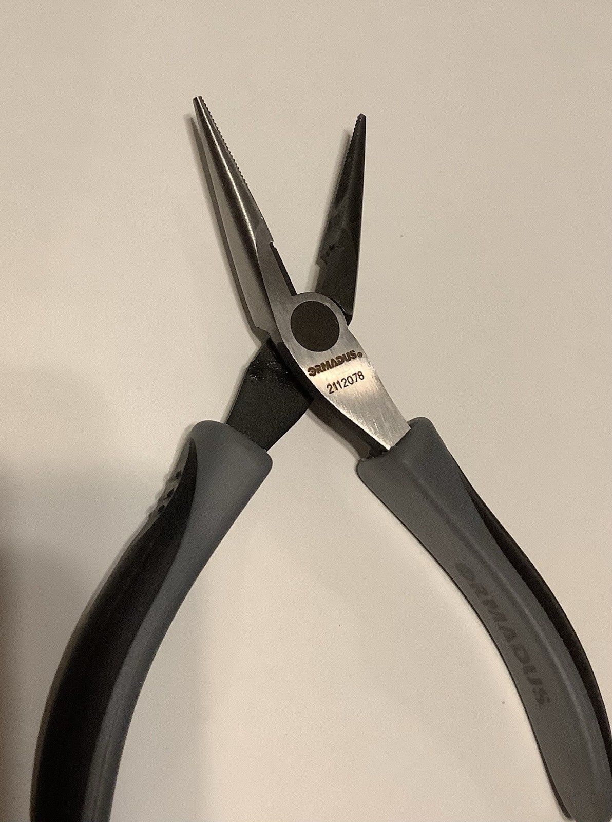ORMADUS 6 Inch High Leverage Long Nose Pliers With Side Cutter
