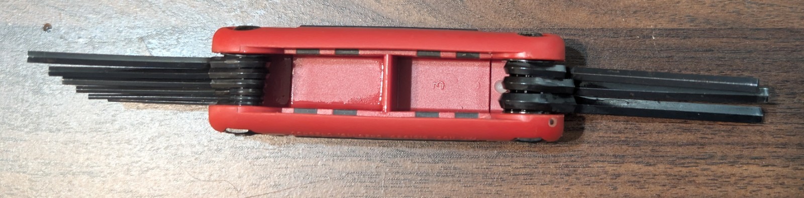 NOS. AWEF9K Snap-On Hex Wrench Inch Size Tool Sizes .050 Mm To 3/16 In