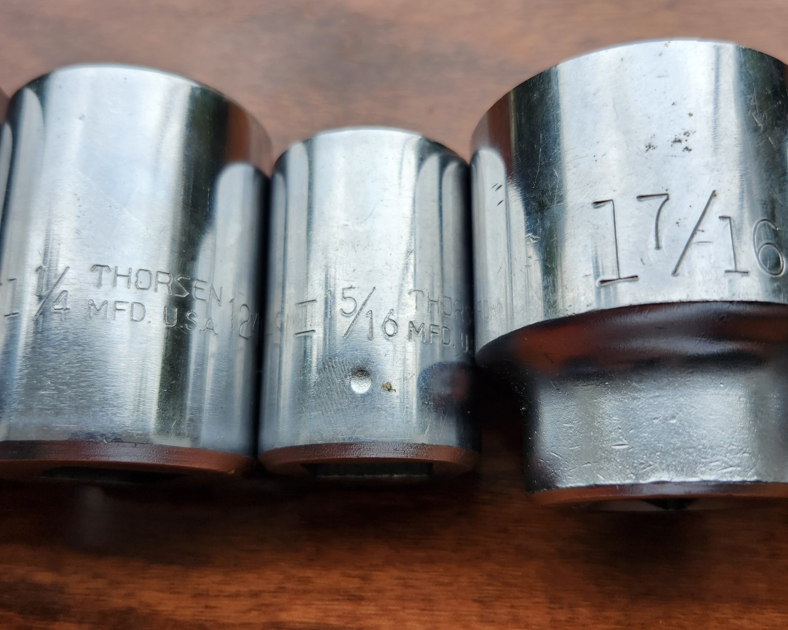 3/4” Drive Socket Lot 8 CRAFTSMAN THORSEN PROTO 2″ to 15/16″ USA Pre-Owned
