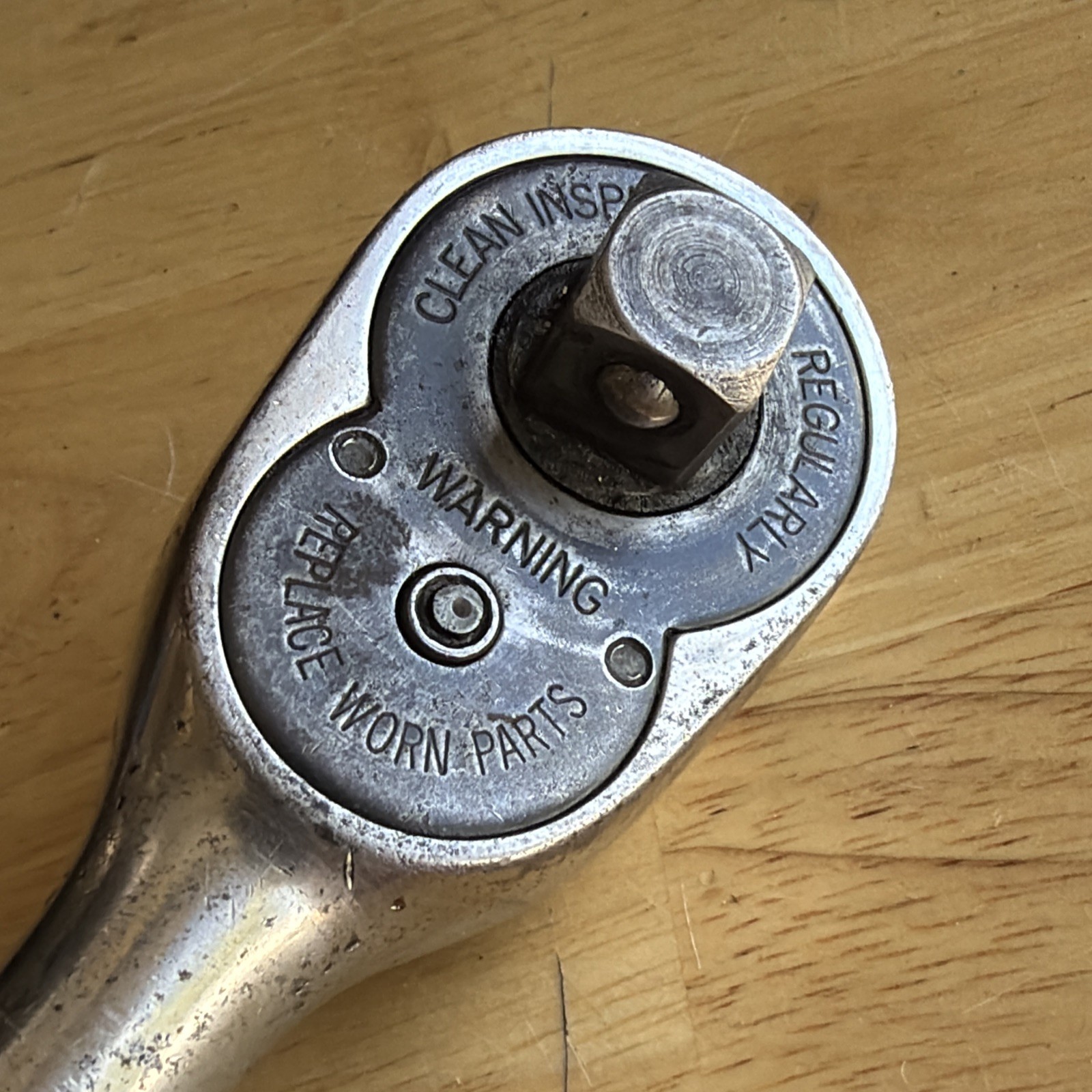 Snap On Tools 15″ Long Ratchet 1/2″ Drive Chrome Handle SL715 Vtg Made in USA