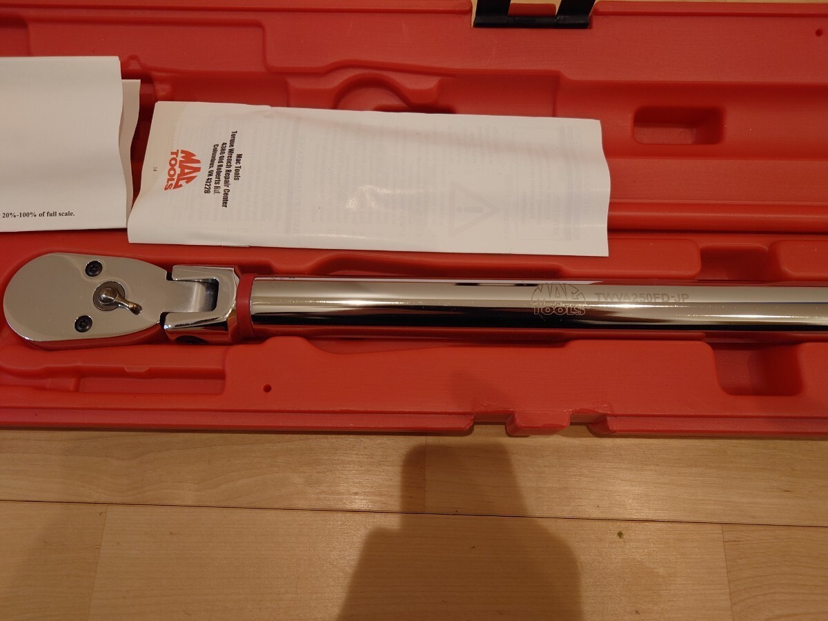 MAC TOOLS 1/2 Digital Angle Torque Wrench TWVA250FD