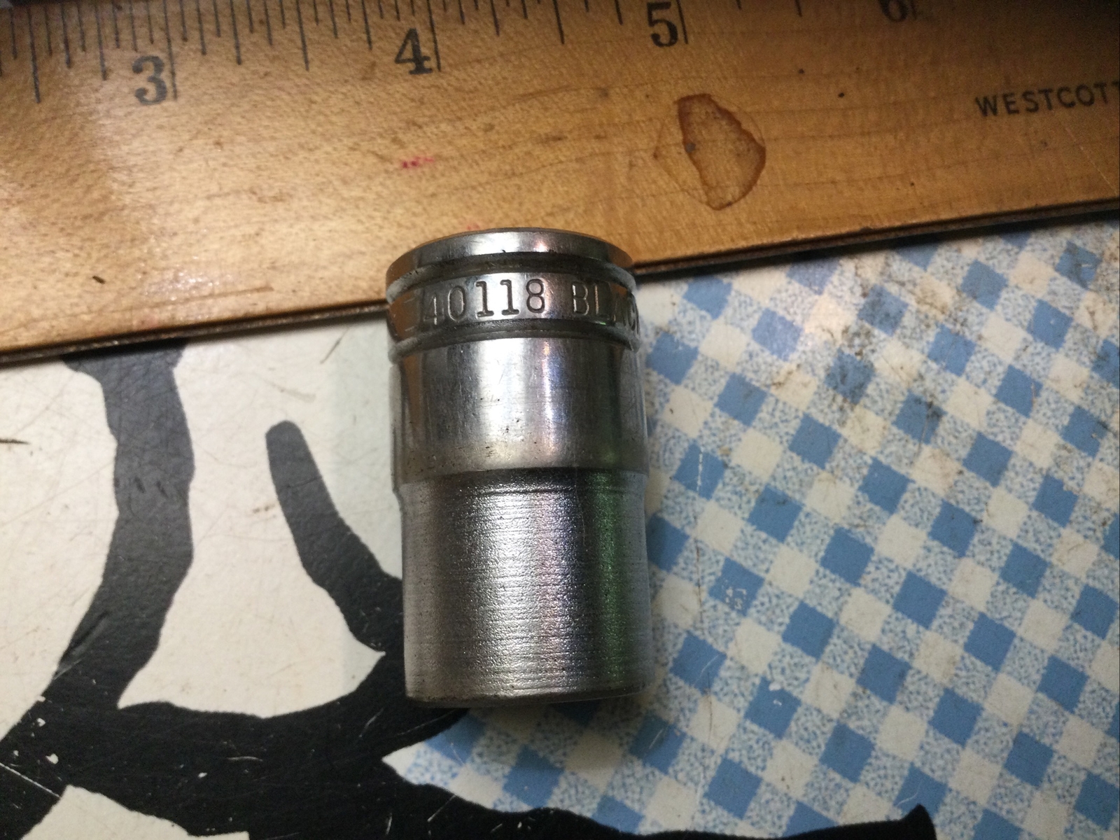 Blackhawk Proto 40118 Shallow Socket, 9/16, 12-Point, 1/2 Dr